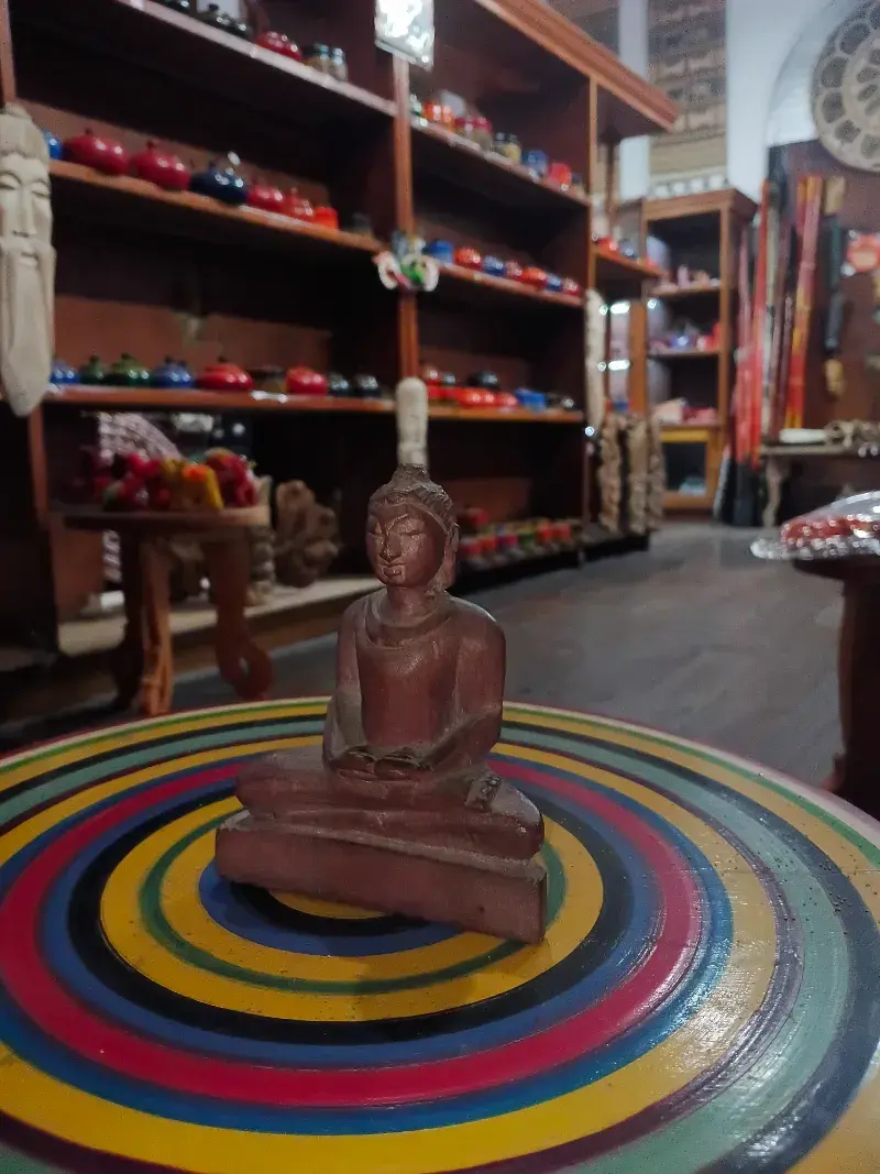 Wooden Buddha Statue