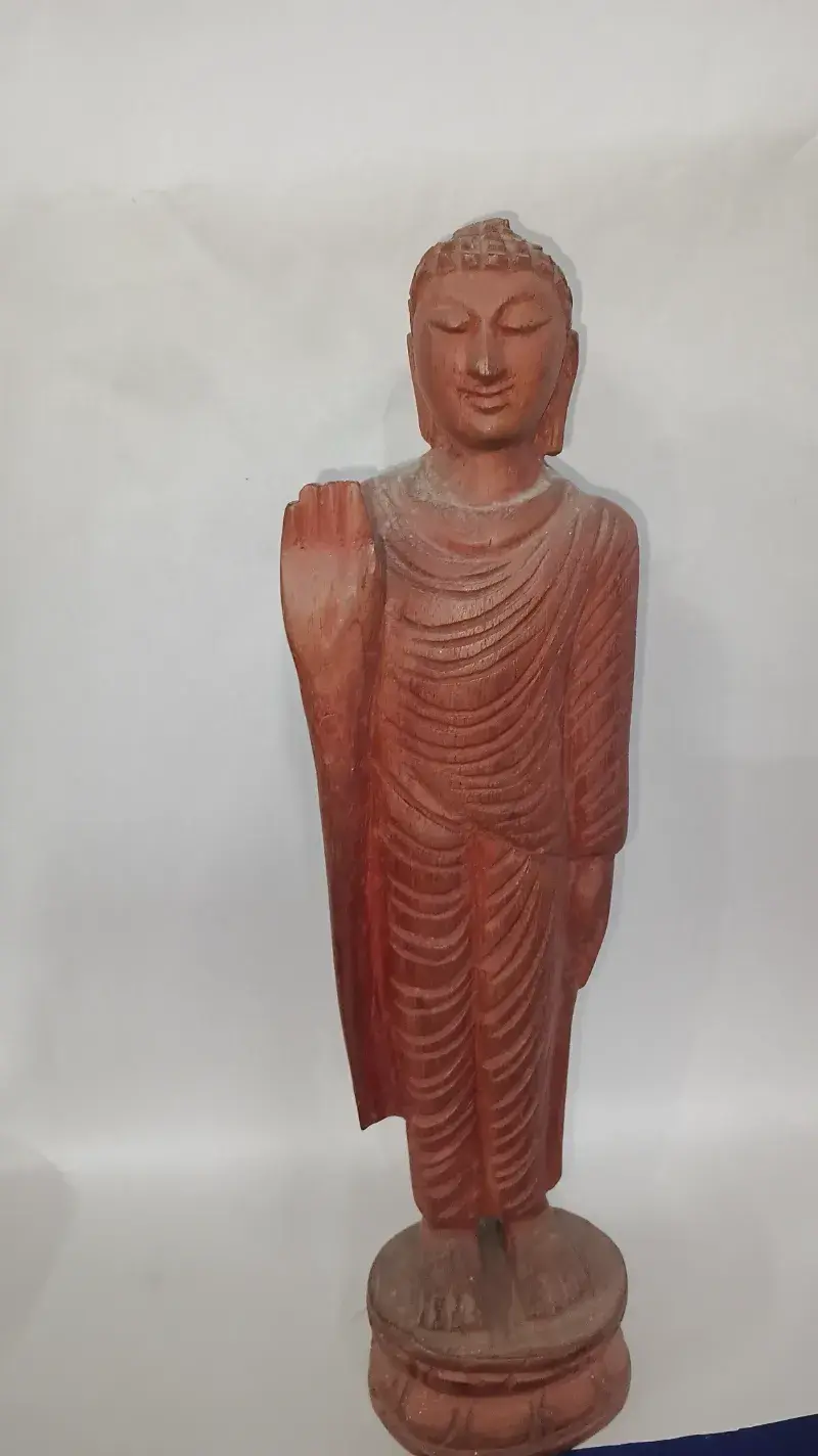 Wooden Buddha Statue